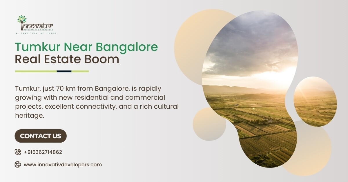 Real estate development in Tumkur near Bangalore.