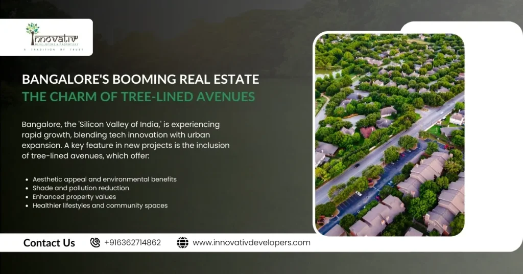 The introduction of tree-lined avenues in Bangalore projects in & around the city is something that is catching the interest of people.