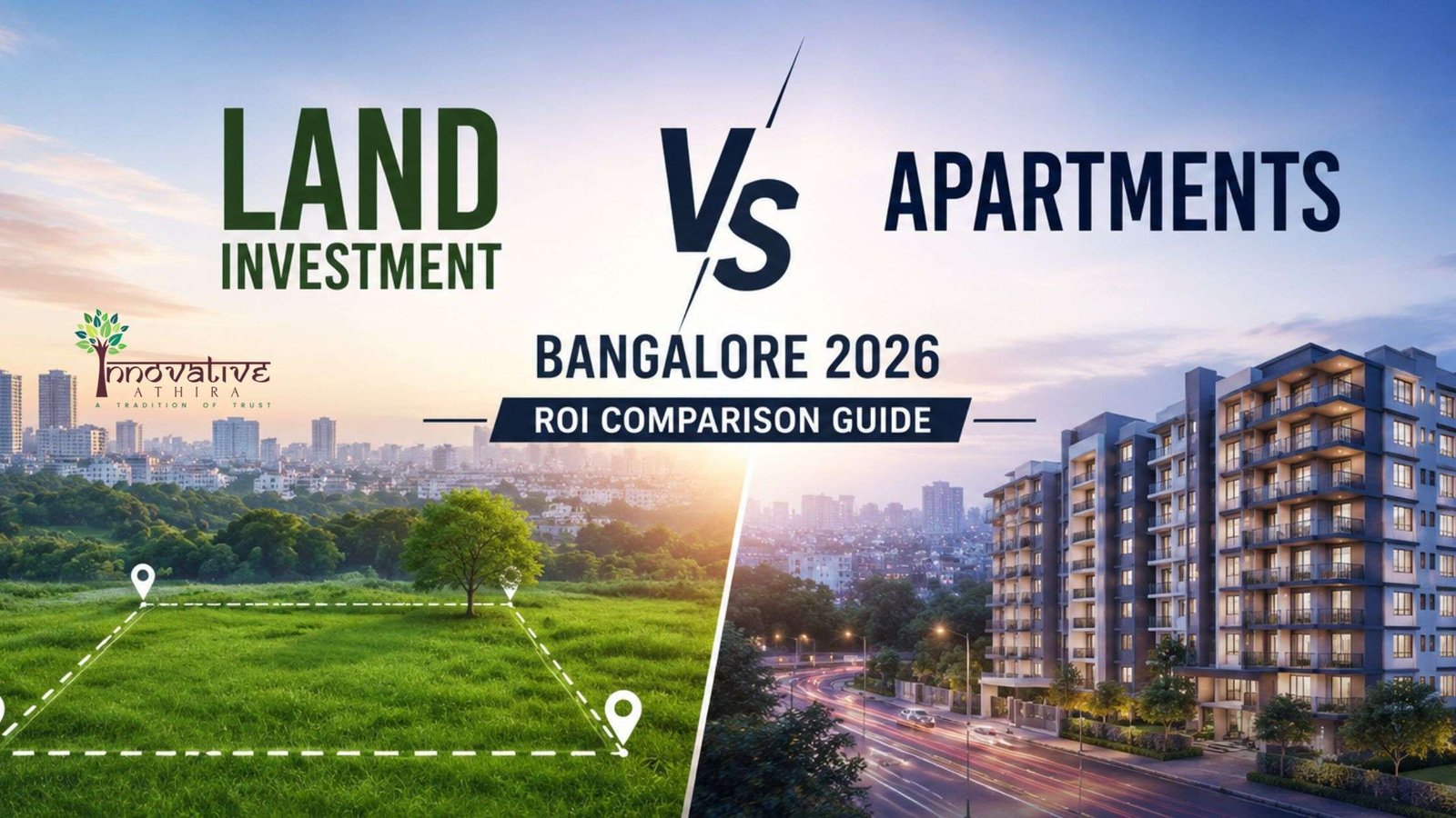 Land vs Apartments Bangalore 2026 ROI Guide | Innovative Developers